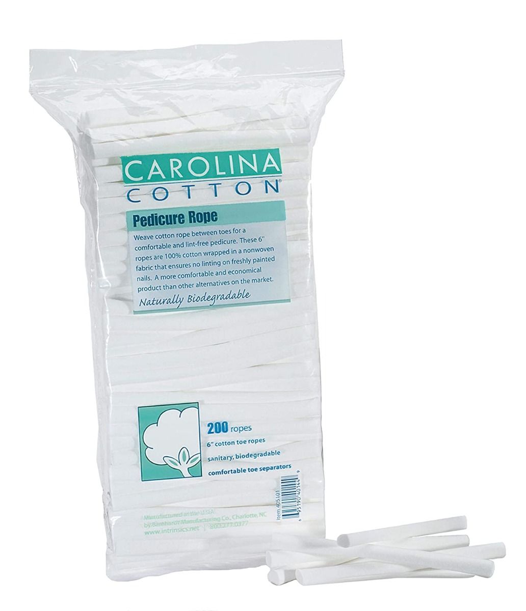 Carolina Cotton  6" Pedicure Rope, 200 ct