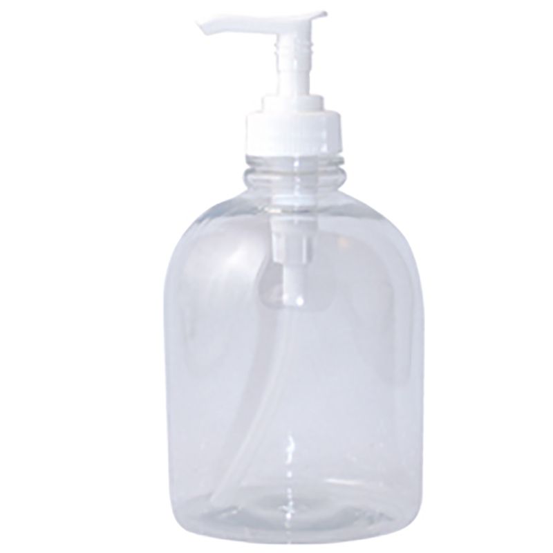 Clear Lotion Dispenser Bottle, 16 oz