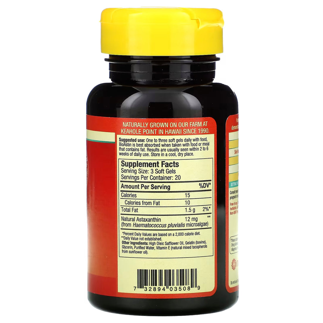 Nutrex Hawaii BioAstin Hawaiian Astaxanthin, 4 mg 60 Gelcaps