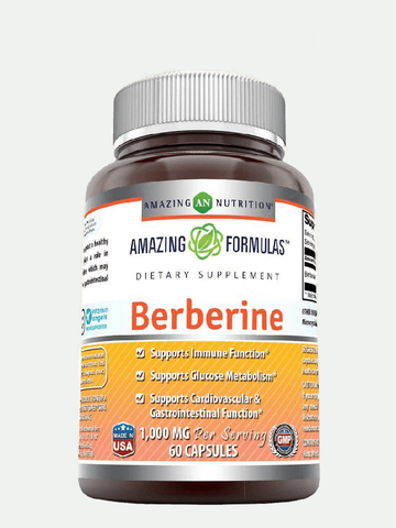 Amazing Formulas Berberine, 1000 Mg 60 Capsules