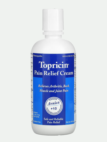 Topricin Pain Relief Cream Fast Acting Pain Relieving 8 oz