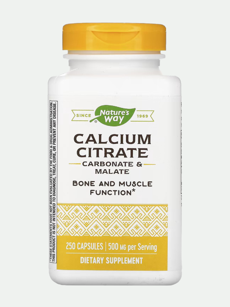 Nature's Way Calcium Citrate, Carbonate & Malate, 250 Capsules