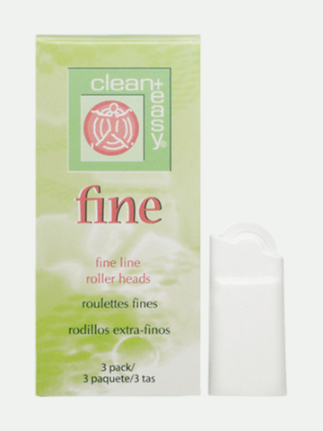 Clean+Easy Replacement Fine Line Roller Heads 3-pk