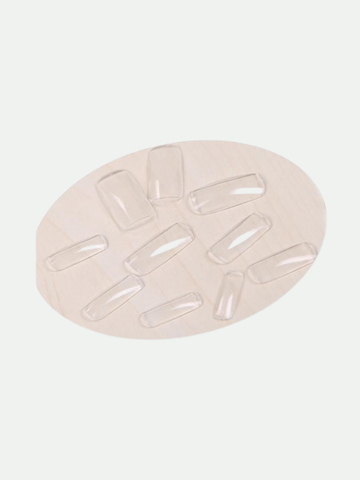 Clear Half Well False Nail Tips, 500 pcs