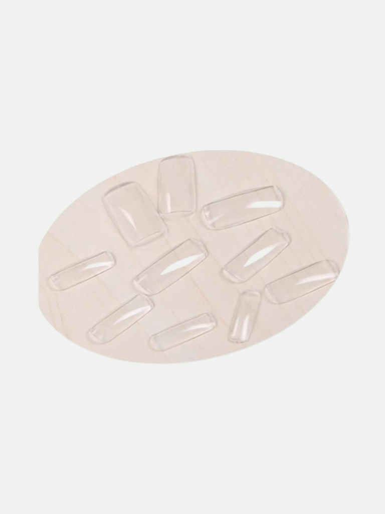 Clear Half Well False Nail Tips, 500 pcs