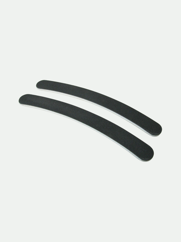 Black 240/240 Banana Nail File, 12 pack