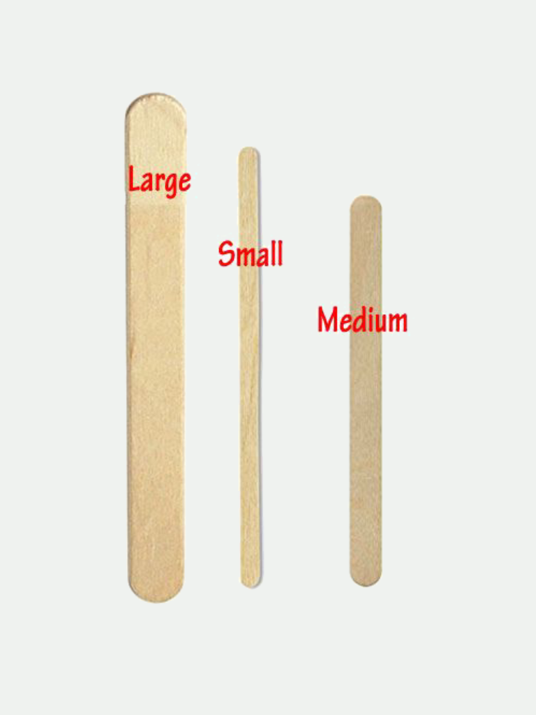 PBG Large Applicators 6" x 0.50", 50 ct