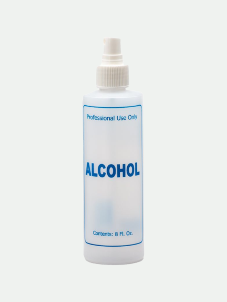 Professional Imprinted Spray Bottle - Alcohol, 8 oz