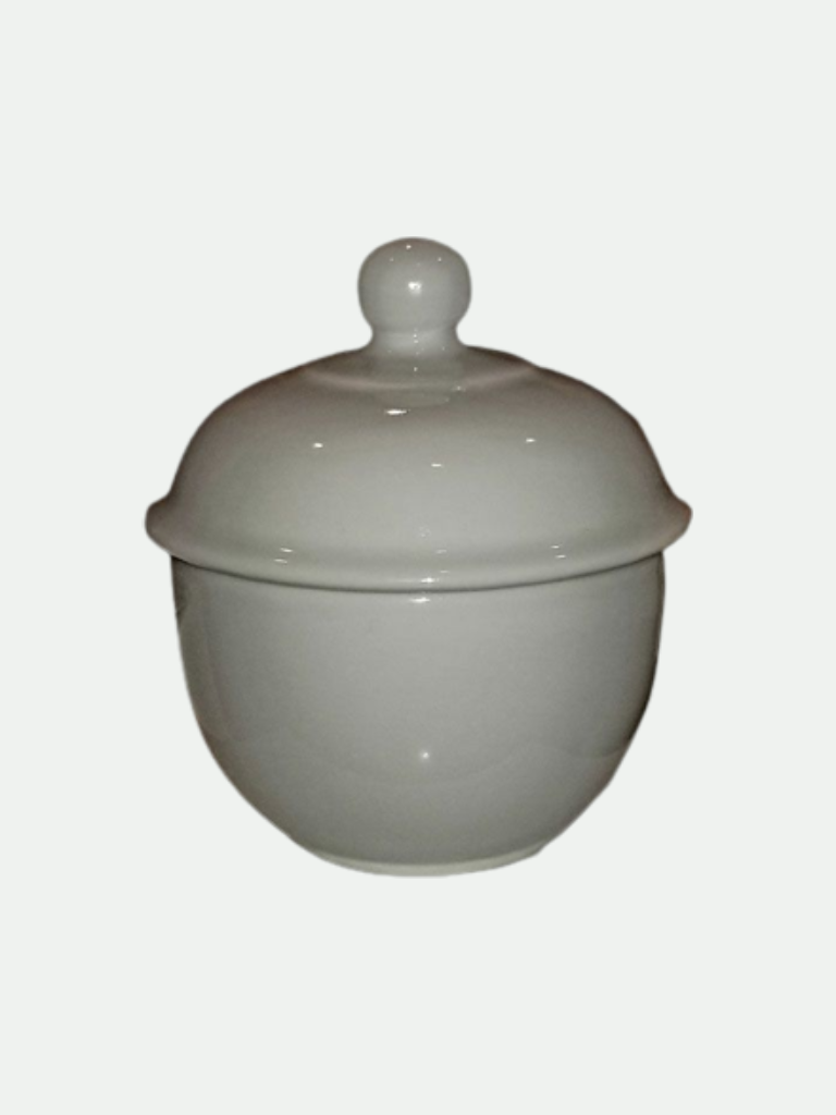 Porcelain Jar with Lid. Medium