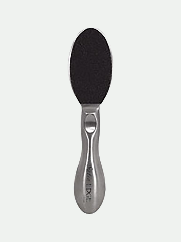 Satin Edge Stainless Steel Foot File with 12 Replacement Pads