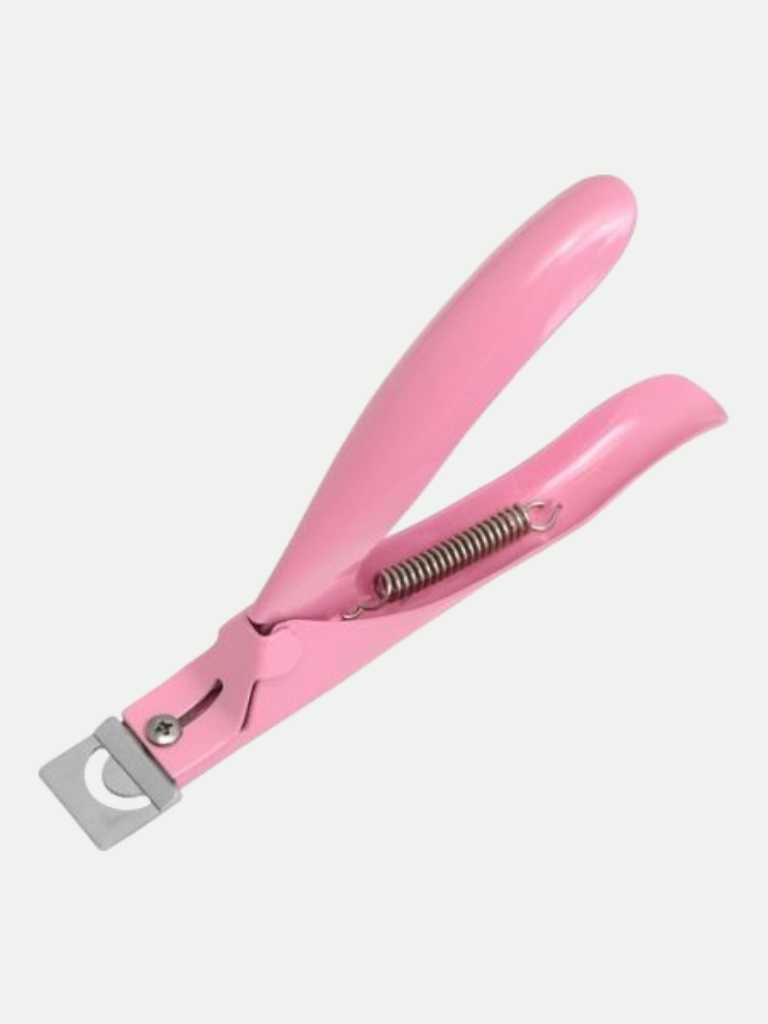 Premium  Artificial Tip Clipper/Trimmer - Pink Coated