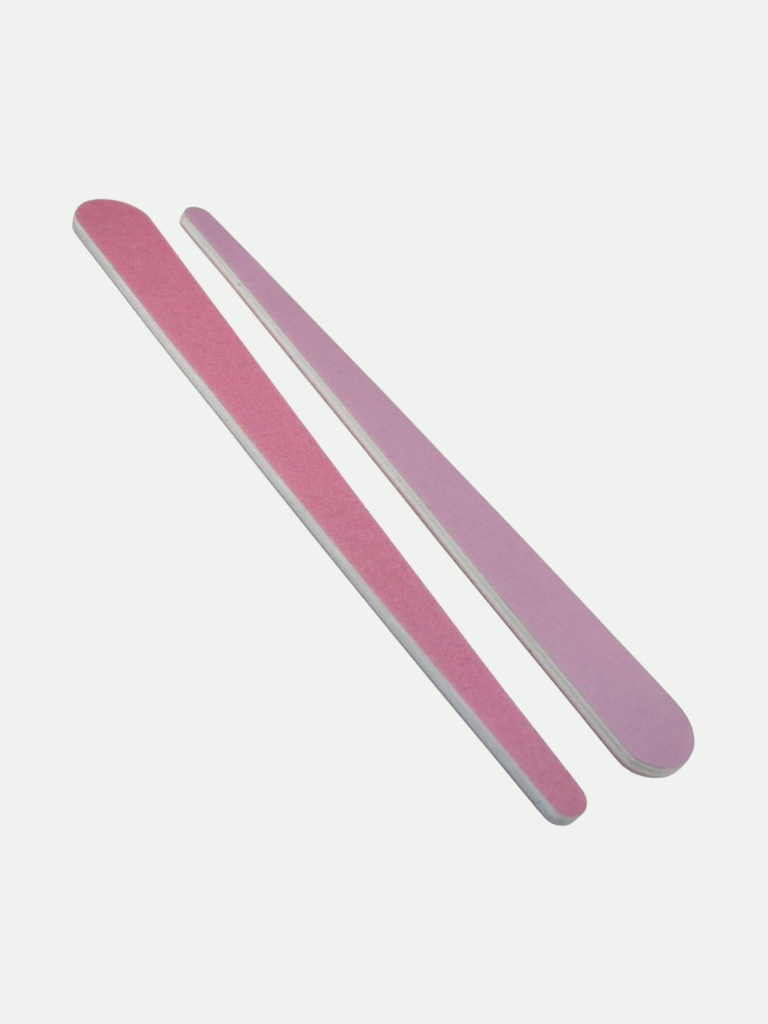 Rose 180/Lavender 320 Mylar - Tapered Nail File, 12 pk