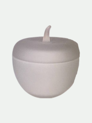 Large Apple Shaped Jar for Powder/Liquid