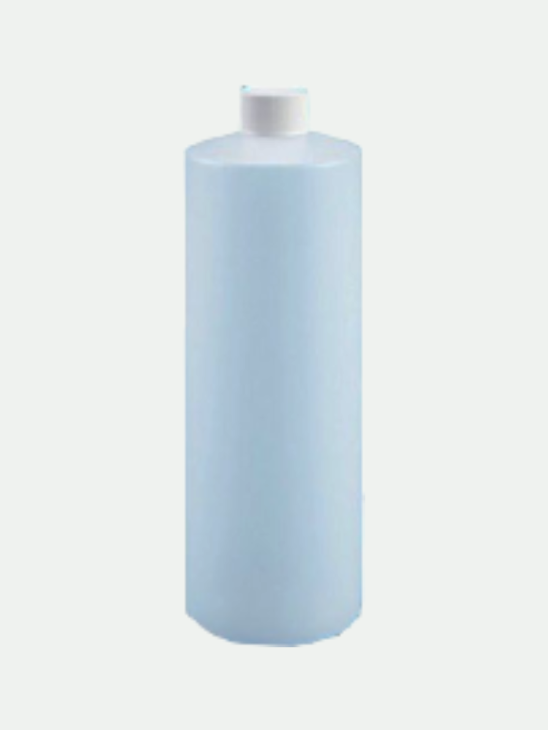 Cylinder Plastic Bottle with Cap, 32 oz