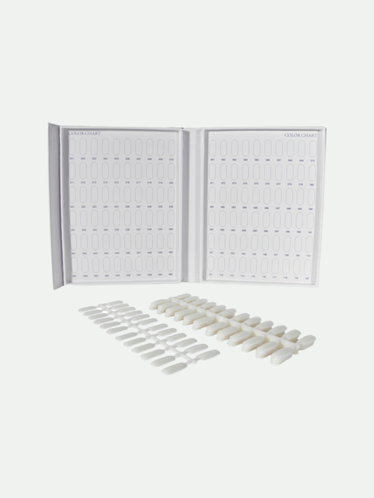 DL Pro Nail Color Display Chart - 120 Nail Tips