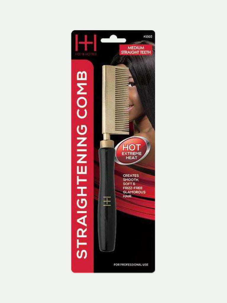 Annie Professional Hot & Hotter Straightening Comb, Medium Teeth - # 5502