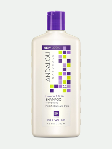 Andalou Naturals Full Volume Shampoo Lavender and Biotin, 11.5 fl oz.