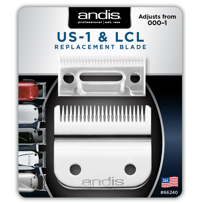 Andis US-1 & LCL Replacement Blade #66240 Front Packaging