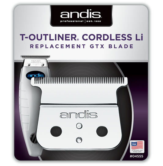 Andis Cordless T-Outliner Li Replacement Deep Tooth GTX Blade #04555