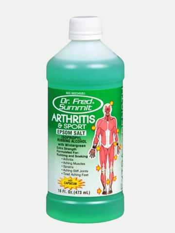 Dr. Fred Summit Arthritis & Sport Rubbing Alcohol, Wintergreen 16 oz.