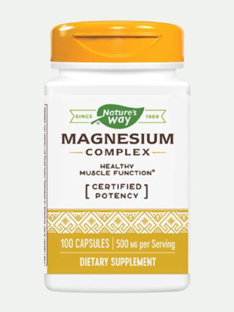 Nature's Way Magnesium Complex 100 Capsules 500 Mg