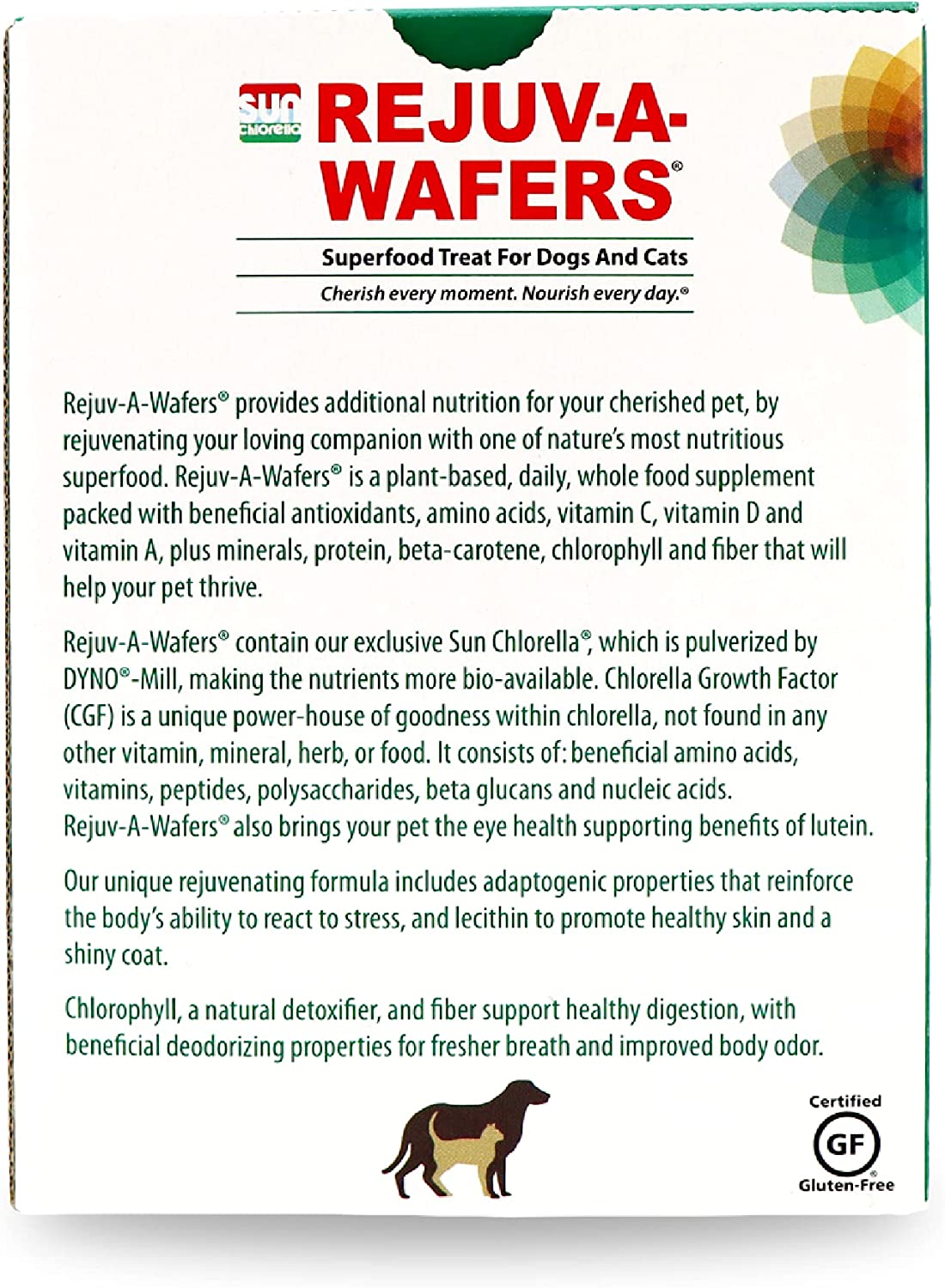Sun Chlorella Rejuv-A-Wafers, 60 wafers