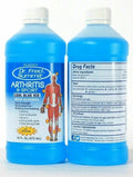 Dr. Fred Summit Arthritis & Sport Cool Blue Ice 16 oz. Front and Back